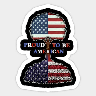 Pride to be American Sticker